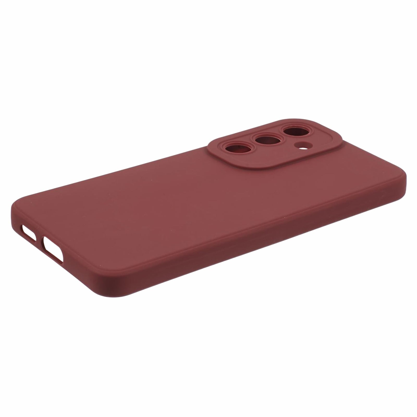 YX Series For Samsung Galaxy S24 Cell Phone Case Matte TPU Cover (Precise Cutout) - Wine Red