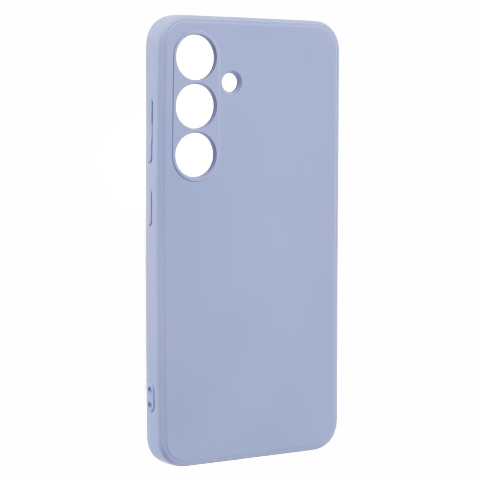 For Samsung Galaxy S24 Phone Case Soft Fiber Lining TPU Cover - Light Purple