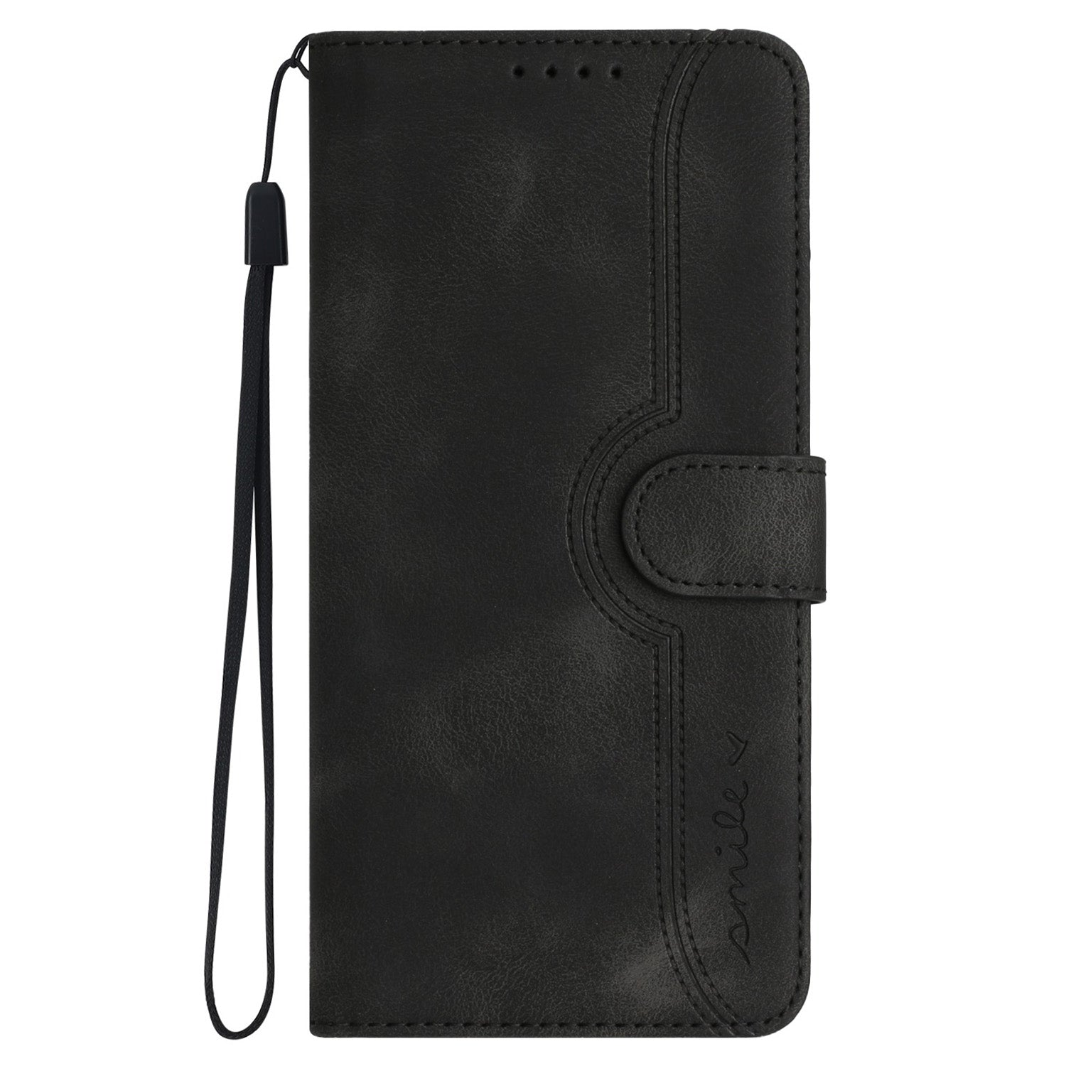 YX0030 For Samsung Galaxy S24+ Case Leather Phone Cover with Wallet Stand - Black