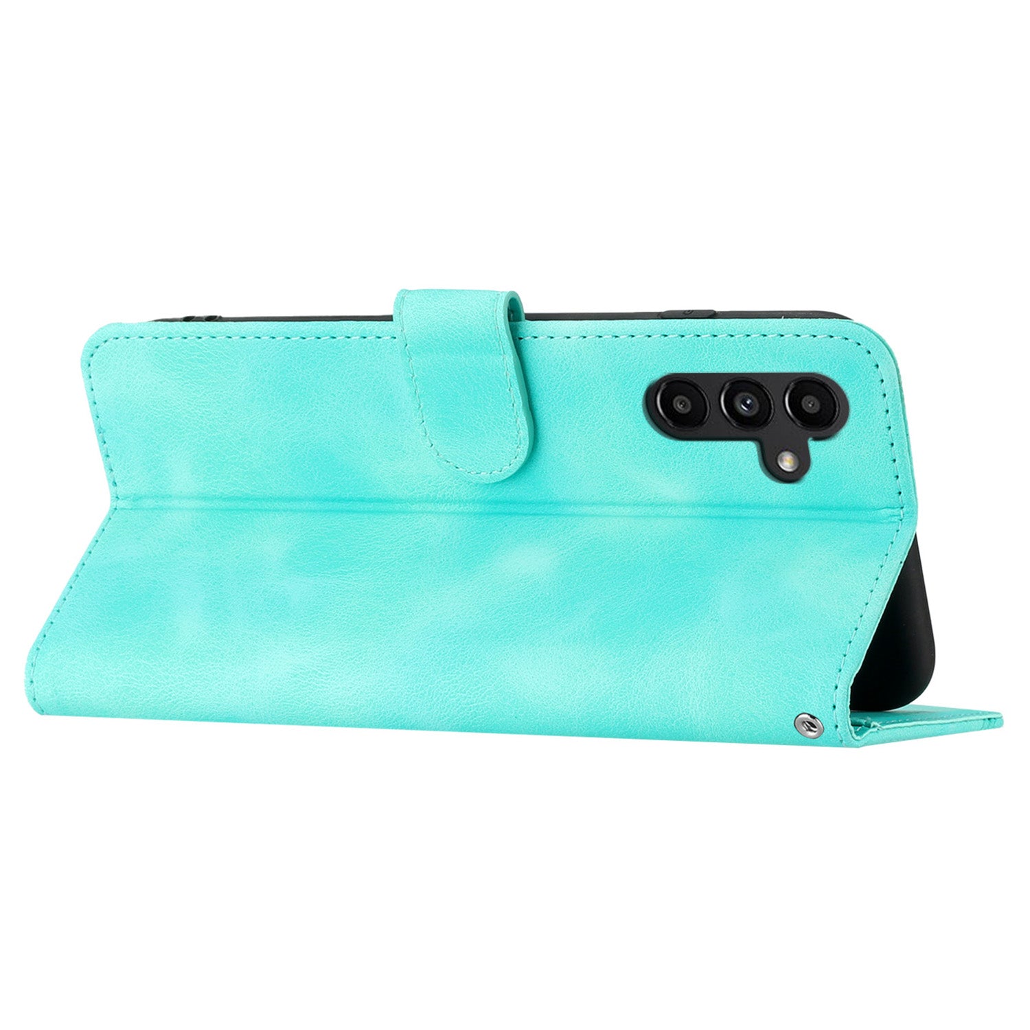 YX0030 For Samsung Galaxy S24+ Case Leather Phone Cover with Wallet Stand - Baby Blue