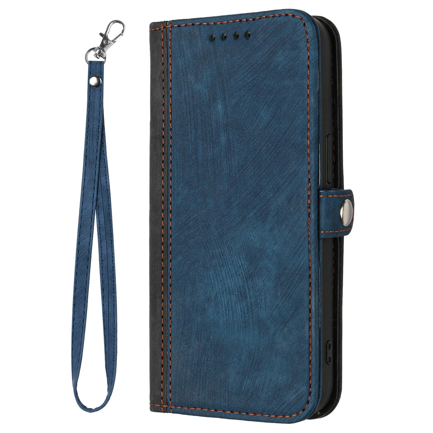 YX0020 For Samsung Galaxy S24 Wallet Case PU Leather Anti-scratch Phone Cover - Sapphire