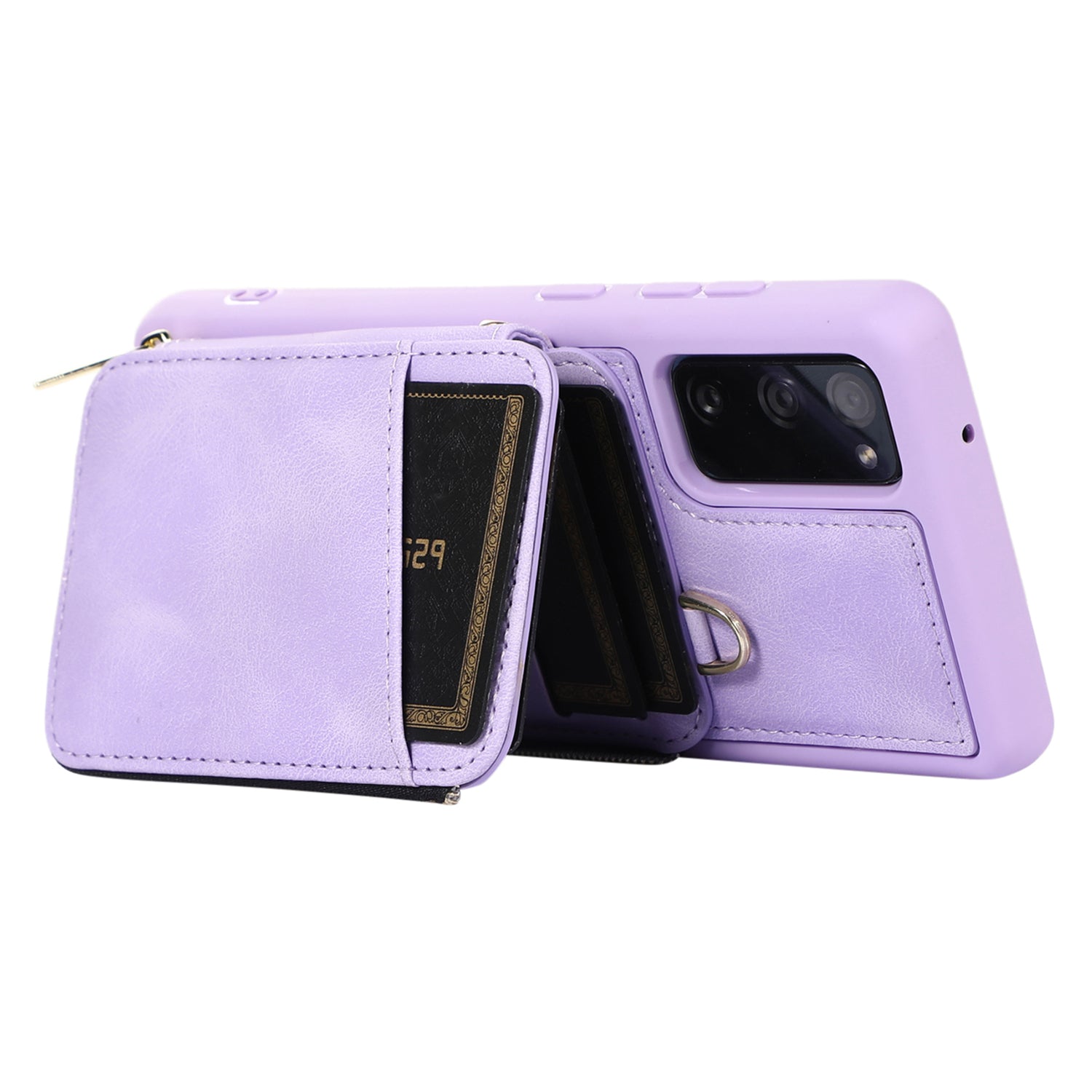 For Samsung Galaxy S20 FE / S20 FE 5G / S20 FE 2022 / S20 Lite PU+TPU Cell Phone Case - Purple