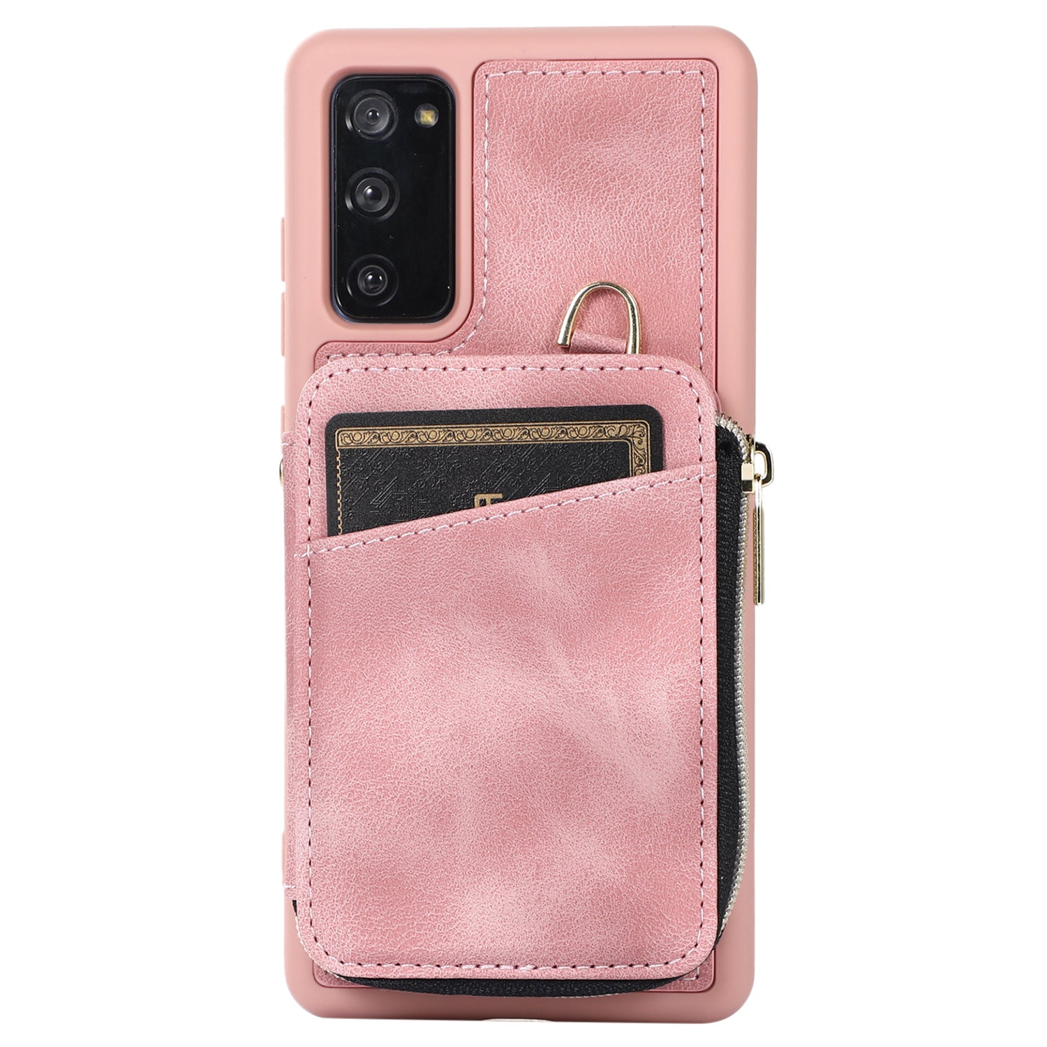 For Samsung Galaxy S20 FE / S20 FE 5G / S20 FE 2022 / S20 Lite PU+TPU Cell Phone Case - Pink