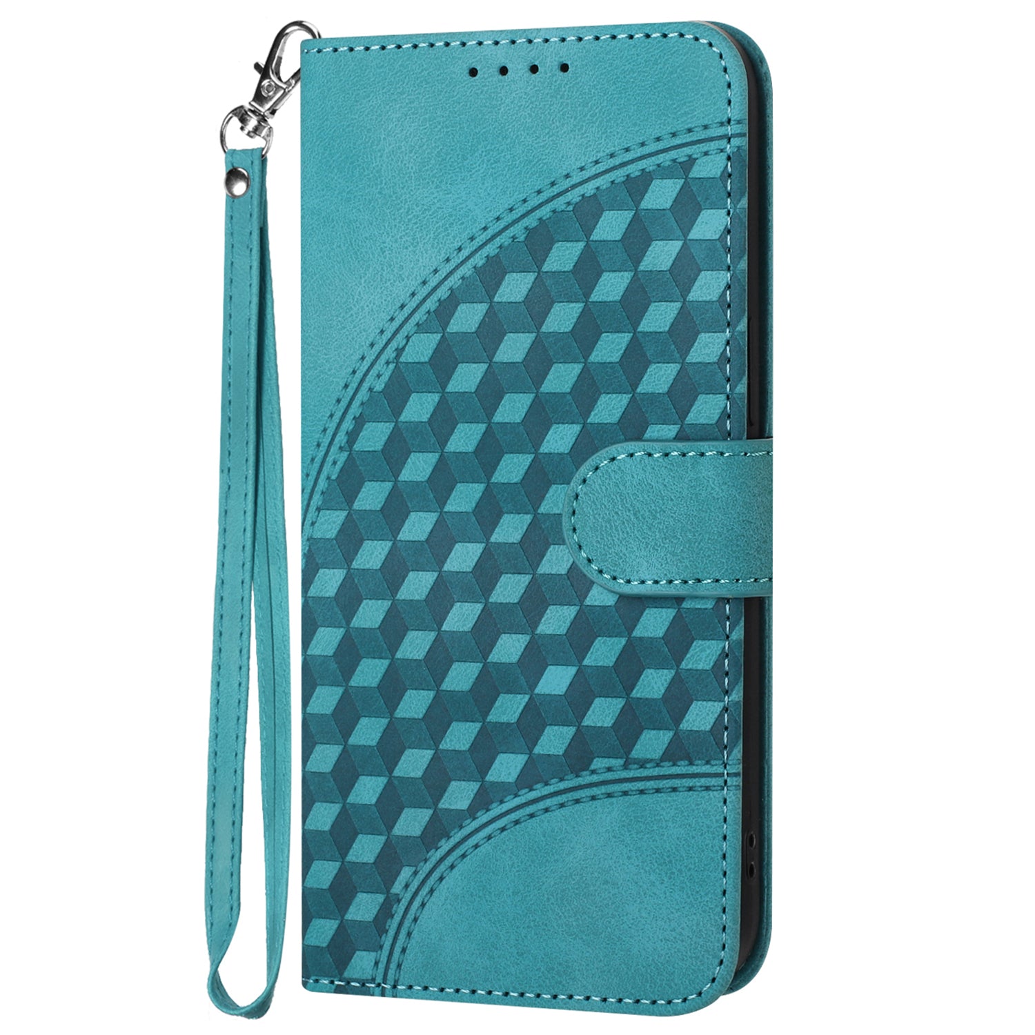 YX0060 For Samsung Galaxy S24 Ultra Cell Phone Case Elephant Head Imprinted Leather Cover - Baby Blue