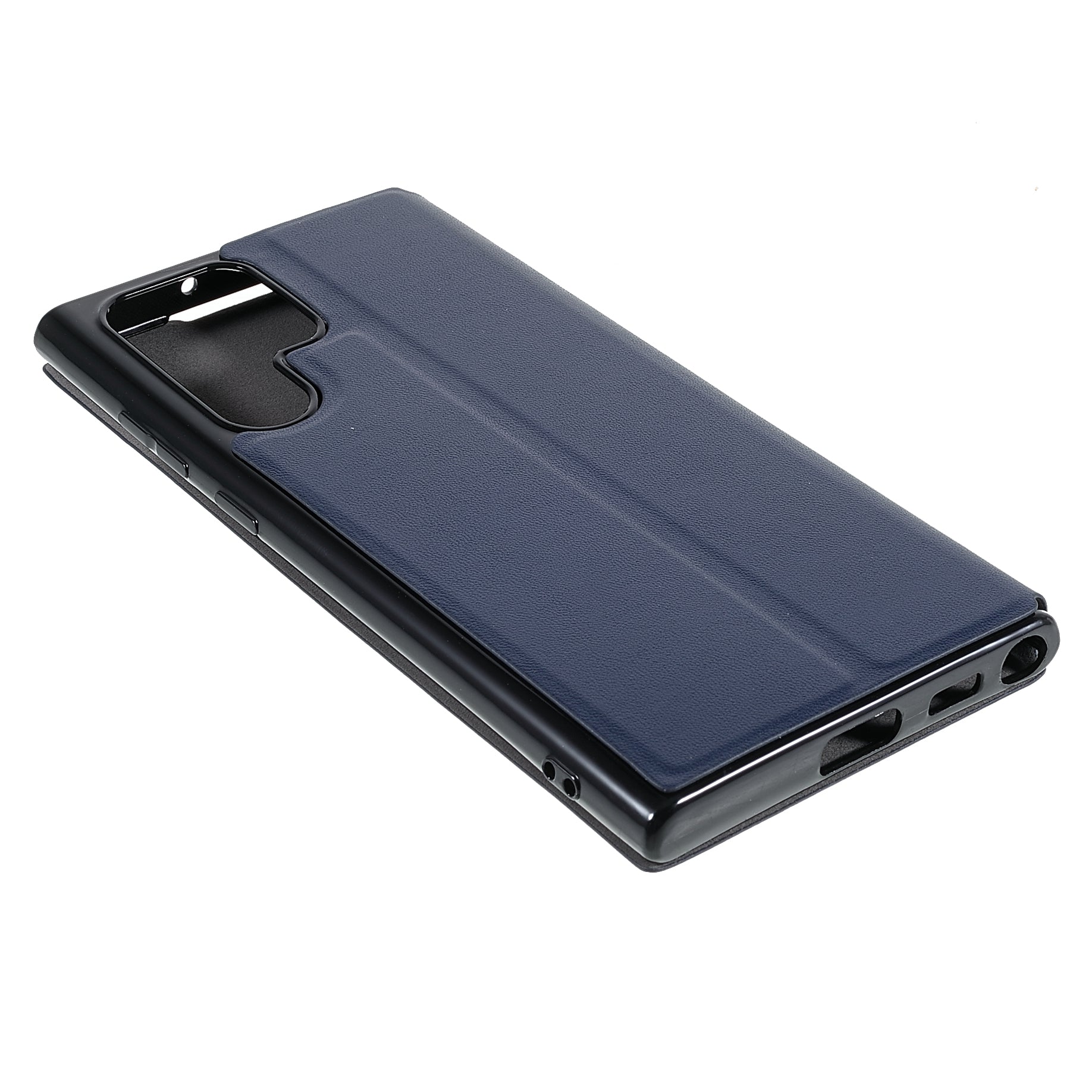 X-LEVEL Colorful-2 Series For Samsung Galaxy S24 Ultra Case Leather Phone Cover Magnetic Absorption - Dark Blue