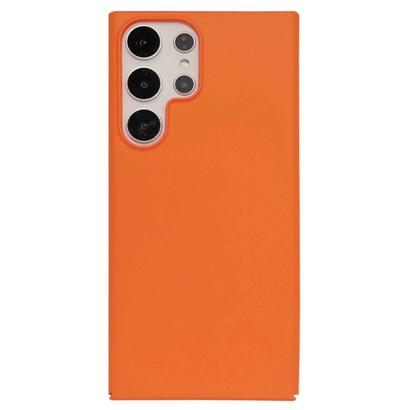 VOERO For Samsung Galaxy S24 Ultra Cell Phone Case Rubberized PC Mobile Phone Cover - Orange