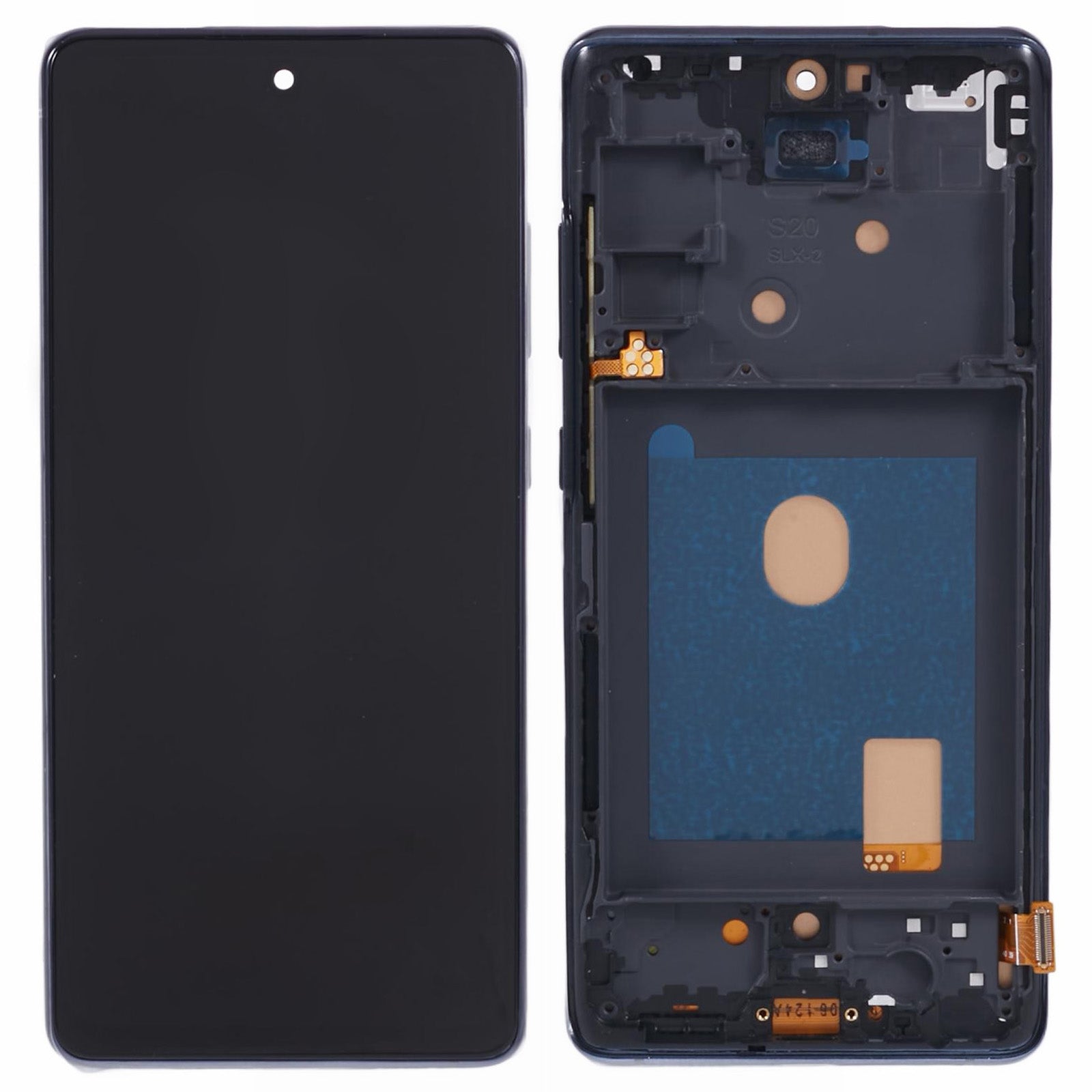 For Samsung Galaxy S20 FE G780 / S20 FE 5G Grade C LCD Screen and Digitizer Assembly + Frame Replacement Part (TFT Technology) (without Logo) - Black