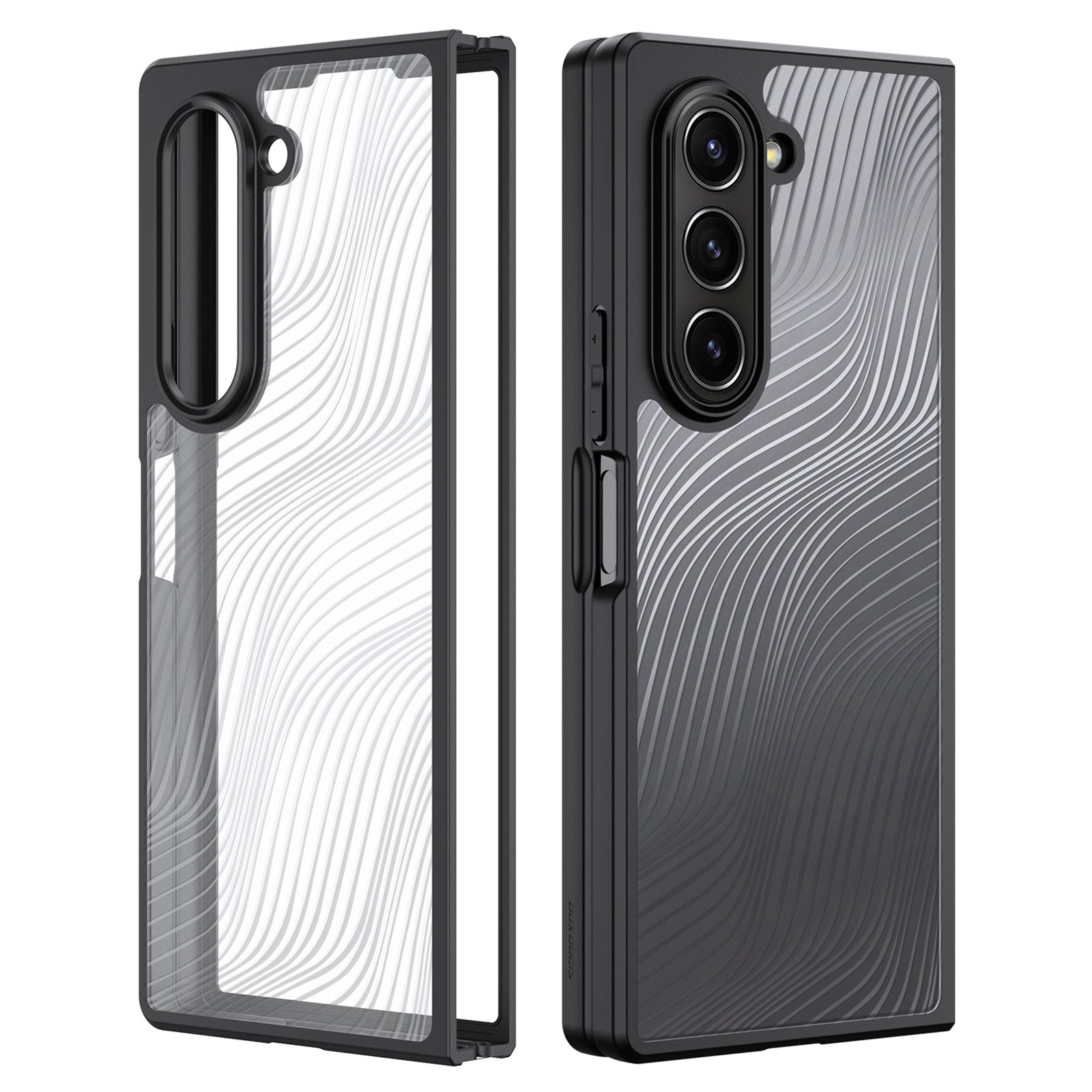 DUX DUCIS Aimo Series For Samsung Galaxy Z Fold6 5G Matte Case Protective Phone Cover (REACH Certification), Black