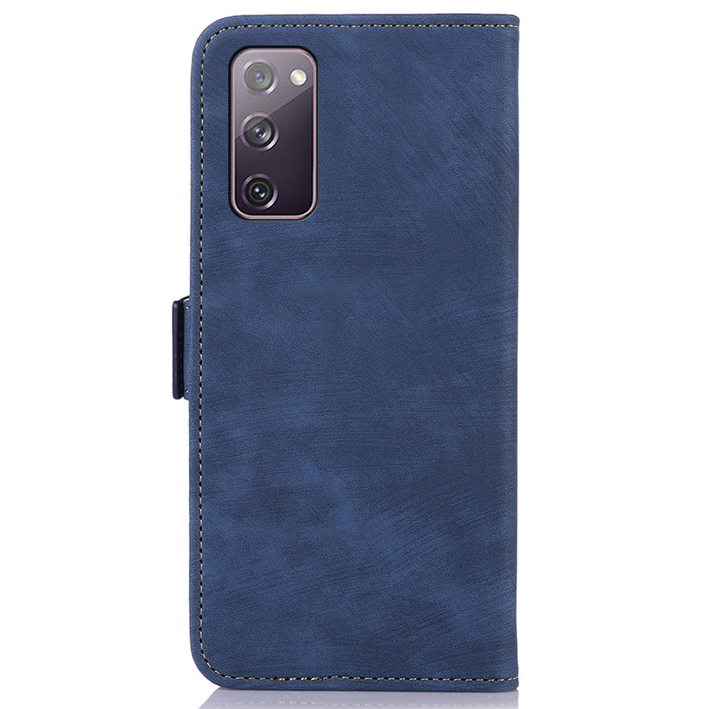 ABEEL For Samsung Galaxy S20 FE / S20 FE 5G / S20 FE 2022 / S20 Lite Case Wallet Leather Phone Cover - Blue