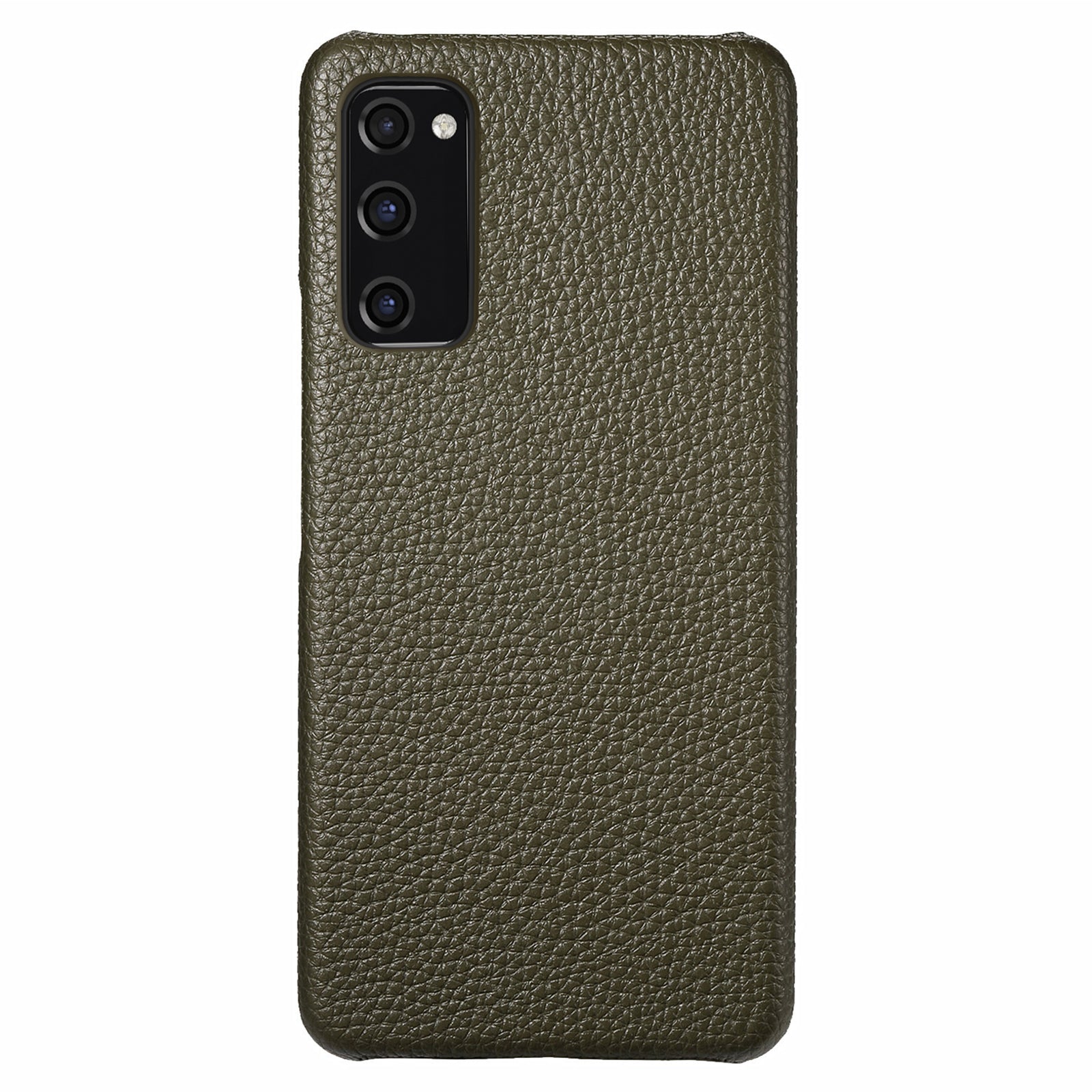 Y1 For Samsung Galaxy S20 FE / S20 FE 5G / S20 FE 2022 / S20 Lite Case Fleece Lining Leather+PC Phone Cover - Midnight Green