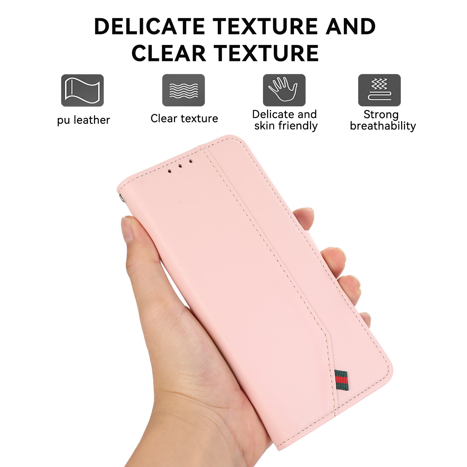 For Samsung Galaxy S20 FE / S20 FE 5G / S20 FE 2022 / S20 Lite Phone Case RFID Blocking Anti-scratch Leather Cover - Pink