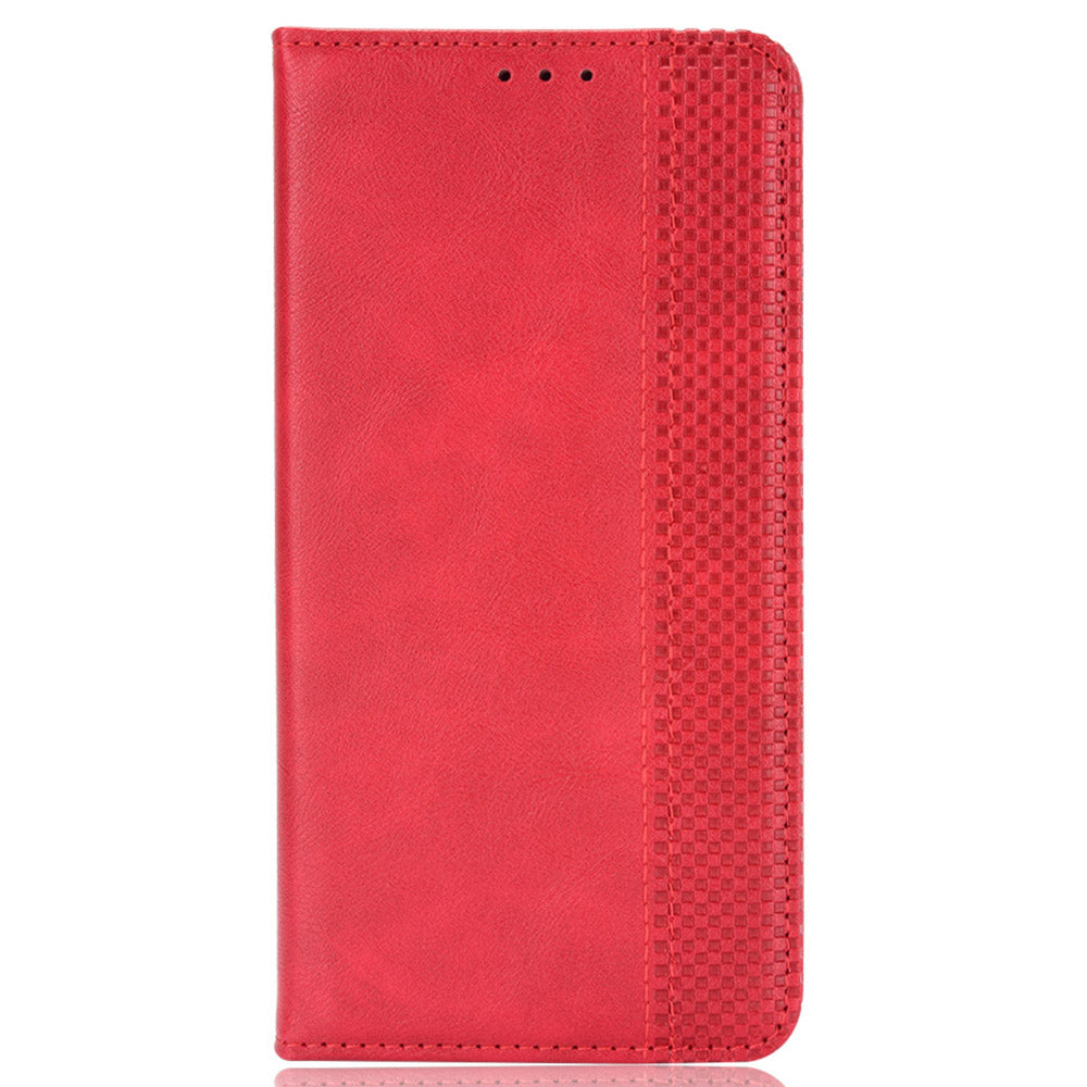 For Oppo F27 Pro 5G / Oppo F27 Pro+ 5G / A3 Pro (China) 5G Case Retro Leather Drop-Resistant Phone Wallet Cover - Red