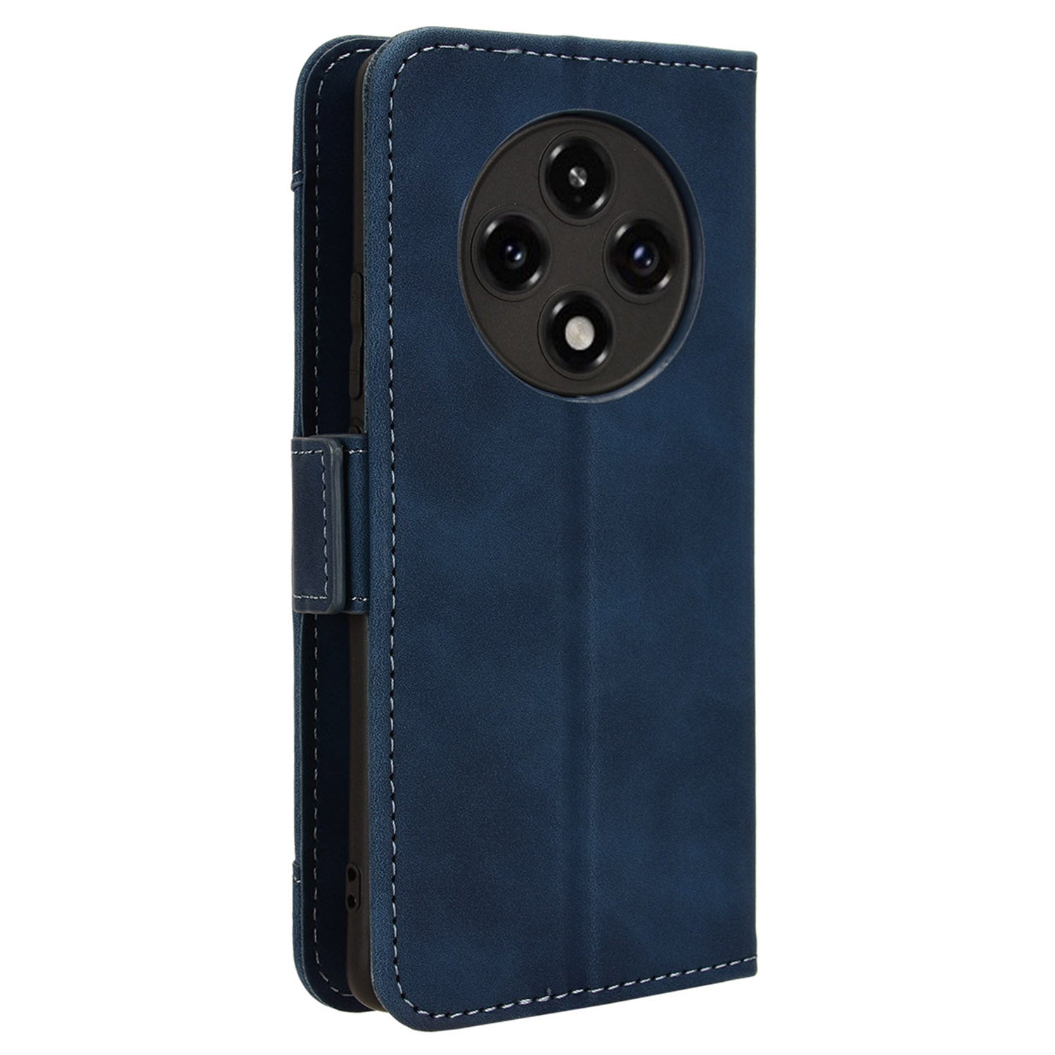 For Oppo F27 Pro 5G / Oppo F27 Pro+ 5G / A3 Pro (China) 5G Case Multiple Card Slots Shockproof Leather Folio Phone Cover - Blue