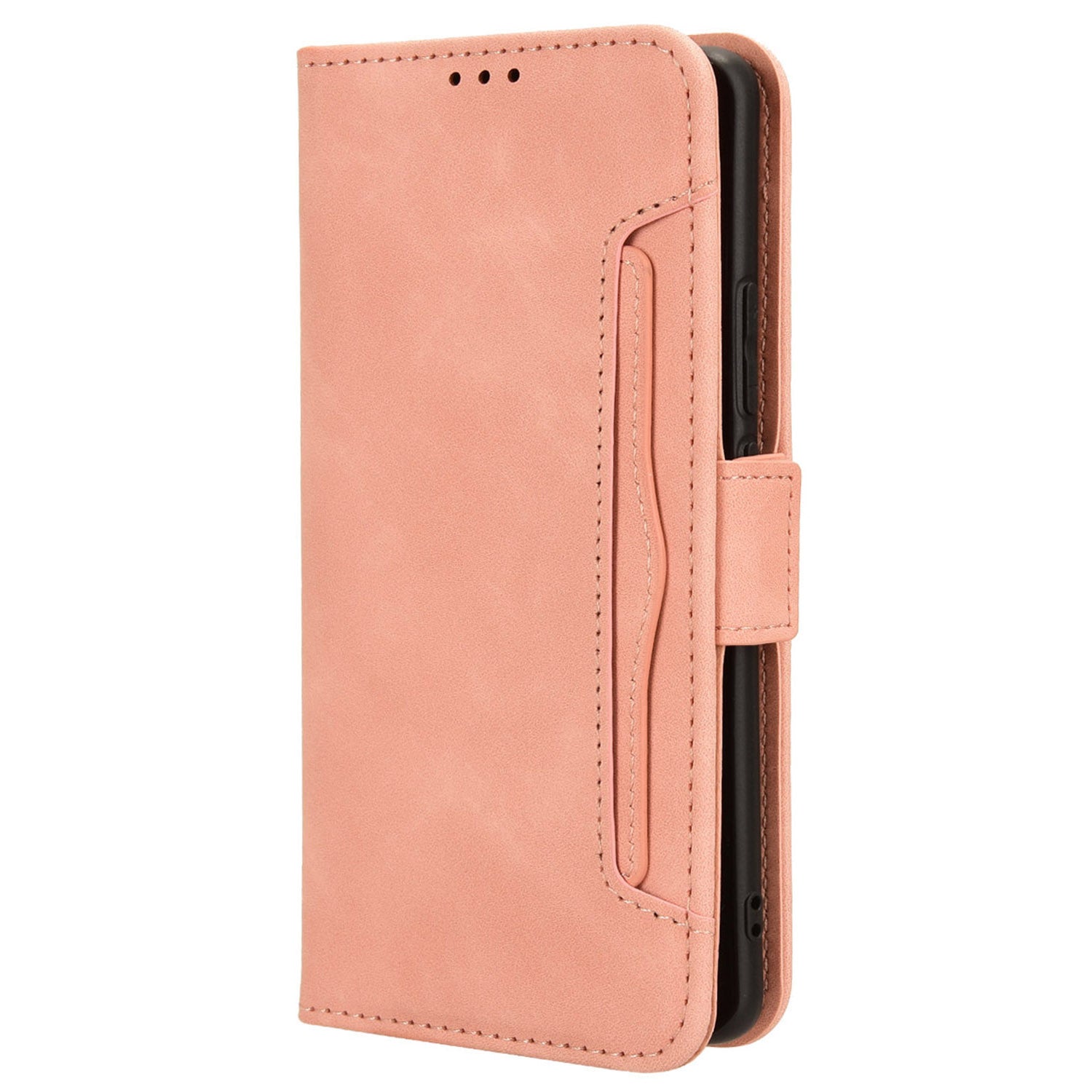 For Oppo F27 Pro 5G / Oppo F27 Pro+ 5G / A3 Pro (China) 5G Case Multiple Card Slots Shockproof Leather Folio Phone Cover - Pink