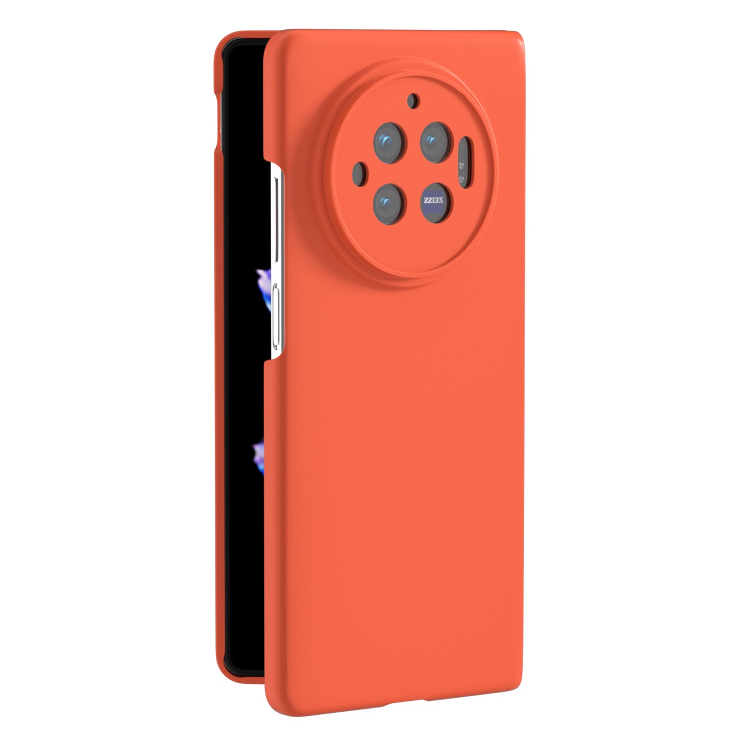 For vivo X Fold3 Case Skin-Touch Hard PC Protective Phone Cover - Orange