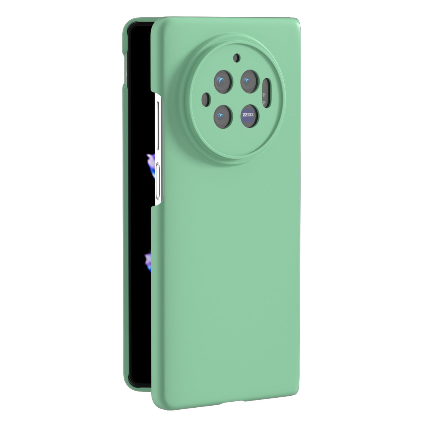 For vivo X Fold3 Case Skin-Touch Hard PC Protective Phone Cover - Light Green