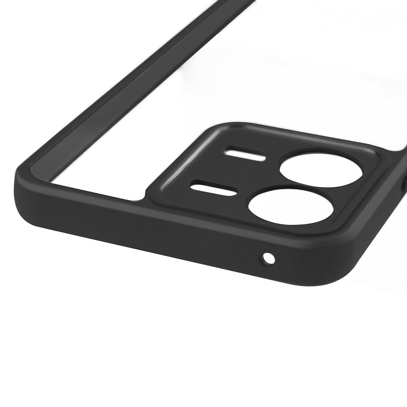 For vivo iQOO Z9 5G Case TPU+PC Anti-scratch Transparent Phone Cover