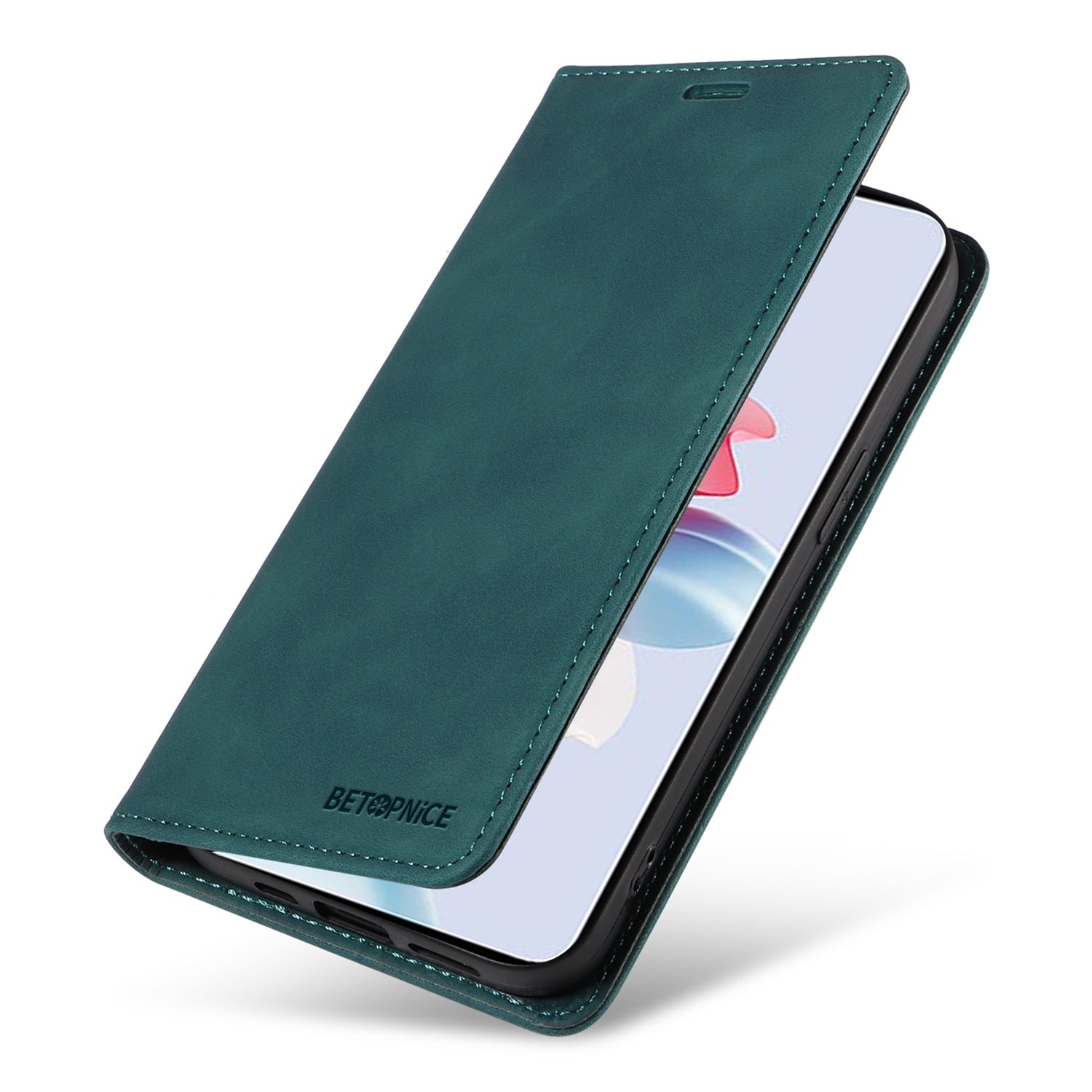 BETOPNICE 003 For Oppo Reno11 F 5G / F25 Pro 5G Case RFID Blocking Leather+TPU Wallet Phone Protector - Green