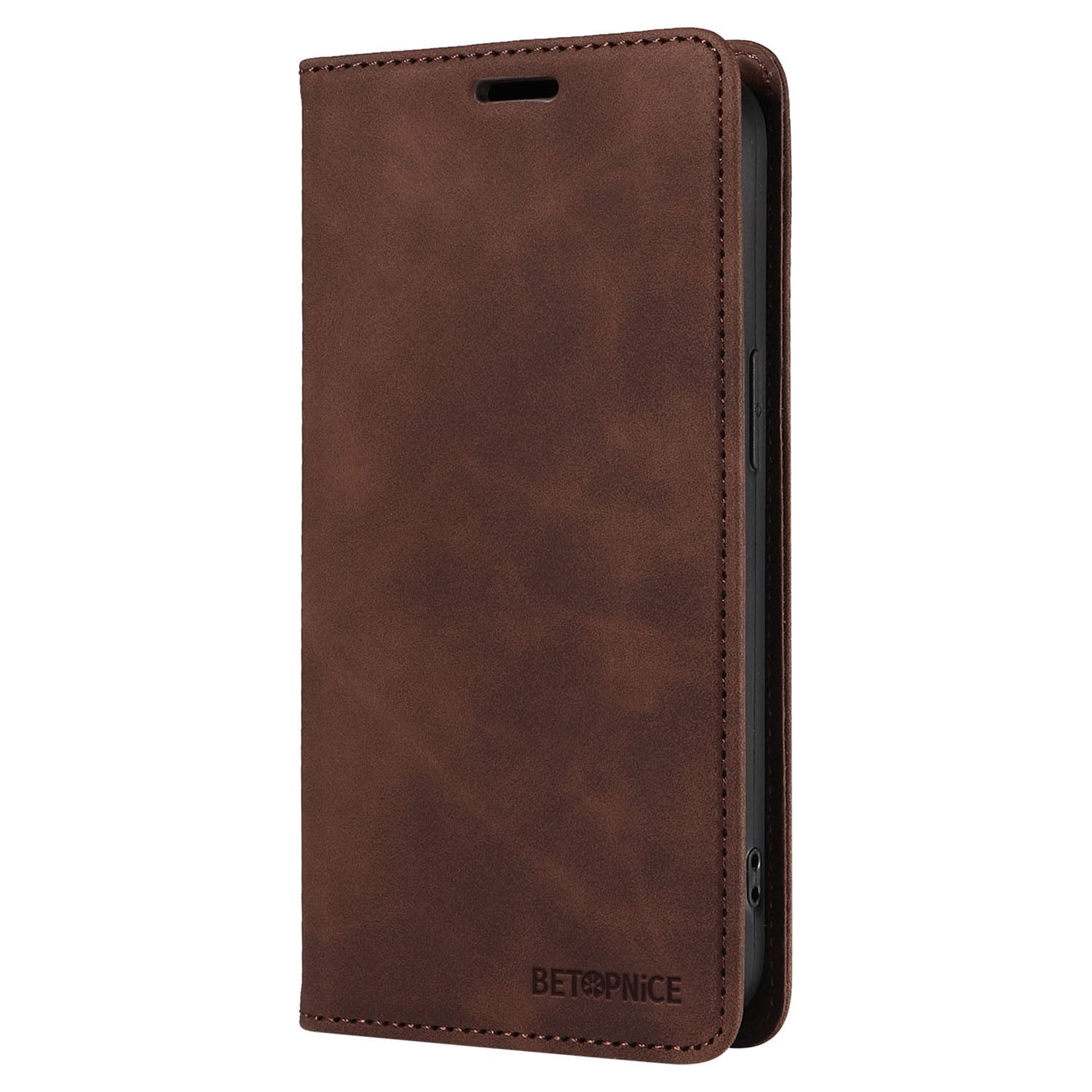 BETOPNICE 003 For Oppo Reno11 F 5G / F25 Pro 5G Case RFID Blocking Leather+TPU Wallet Phone Protector - Brown