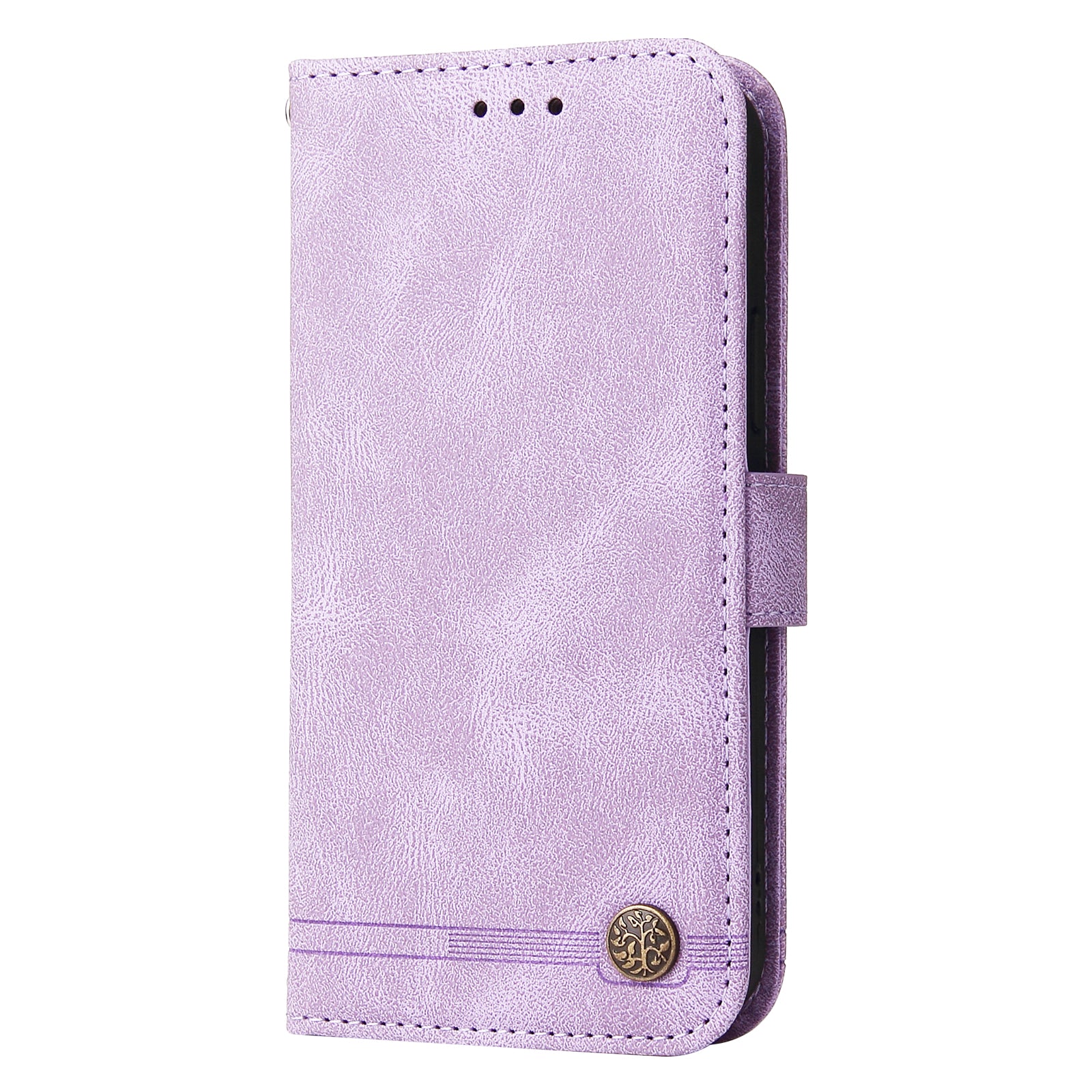 For vivo Y200e 5G / Y100 5G (Indonesia) / T3 5G (India) / V30 Lite 5G (India) Skin-touch Case Imprinted with Lines - Purple