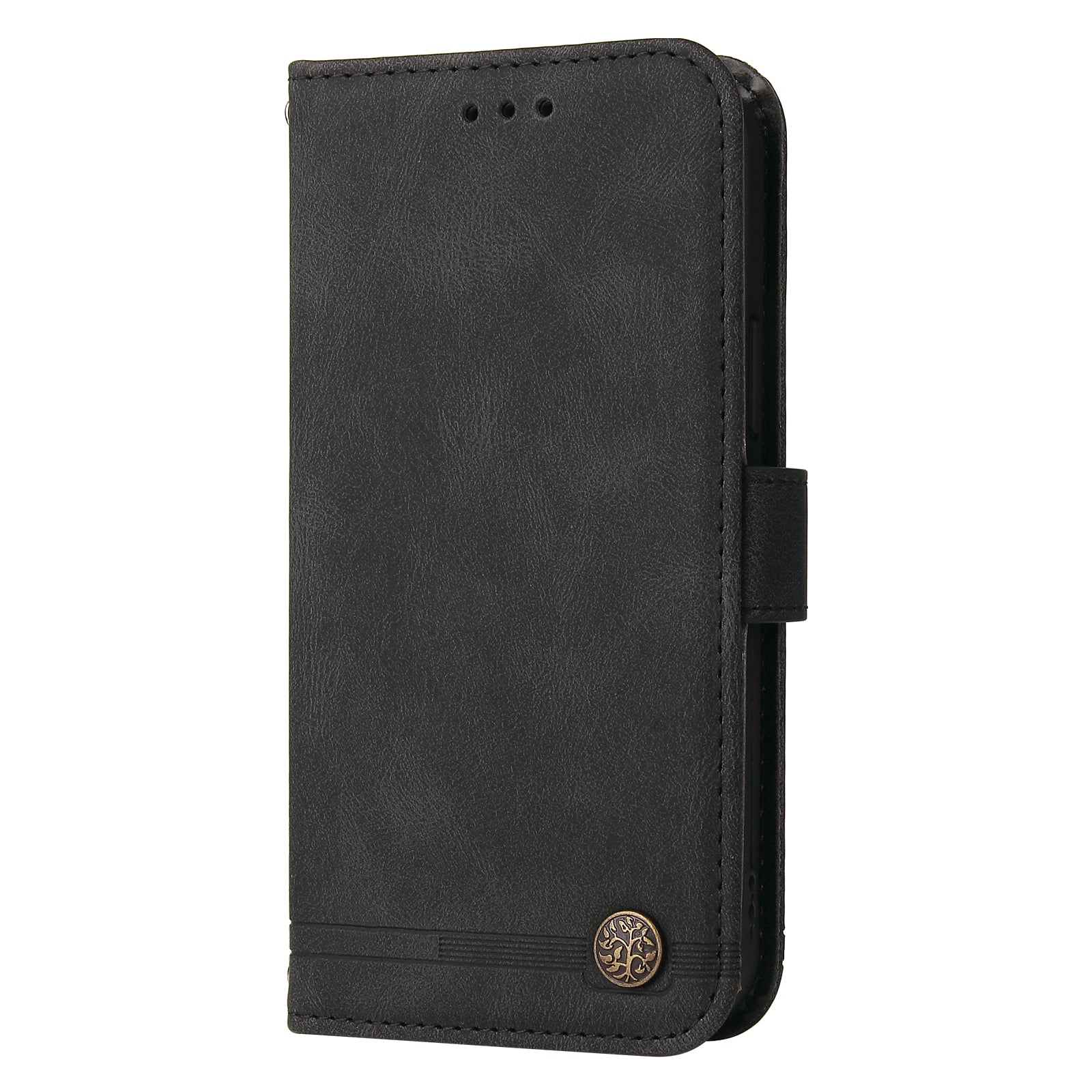 For Xiaomi 14 Ultra Phone Case Flip Leather+TPU Cover with Magnetic Clasp - Black
