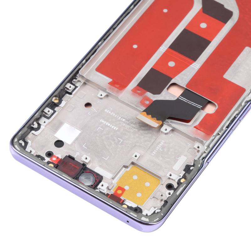 For Huawei nova 9 OEM Grade S OLED Screen and Digitizer Assembly + Frame (without Logo) - Purple