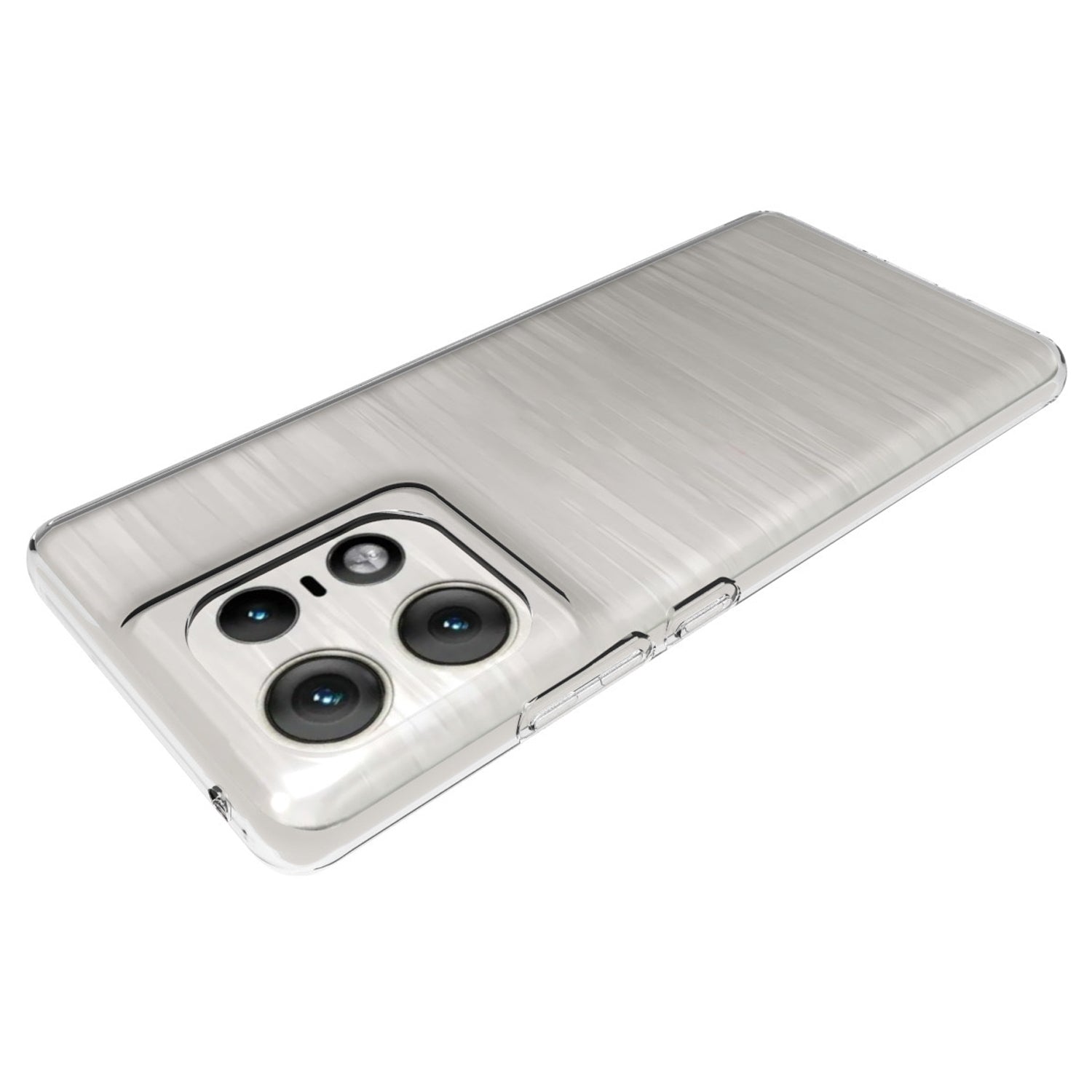 For Motorola Edge 50 Pro 5G TPU Case Ultra Slim Clear Phone Cover with Big Lens Hole