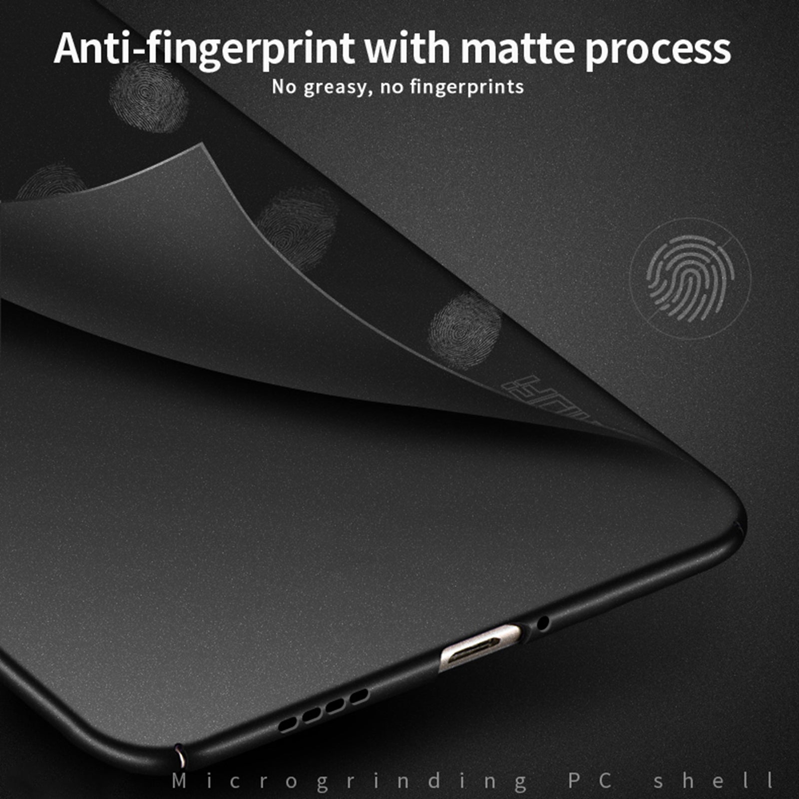 MOFI Shield Matte Series for Realme 12 Pro 5G / 12 Pro+ 5G Case PC Phone Back Cover - Black