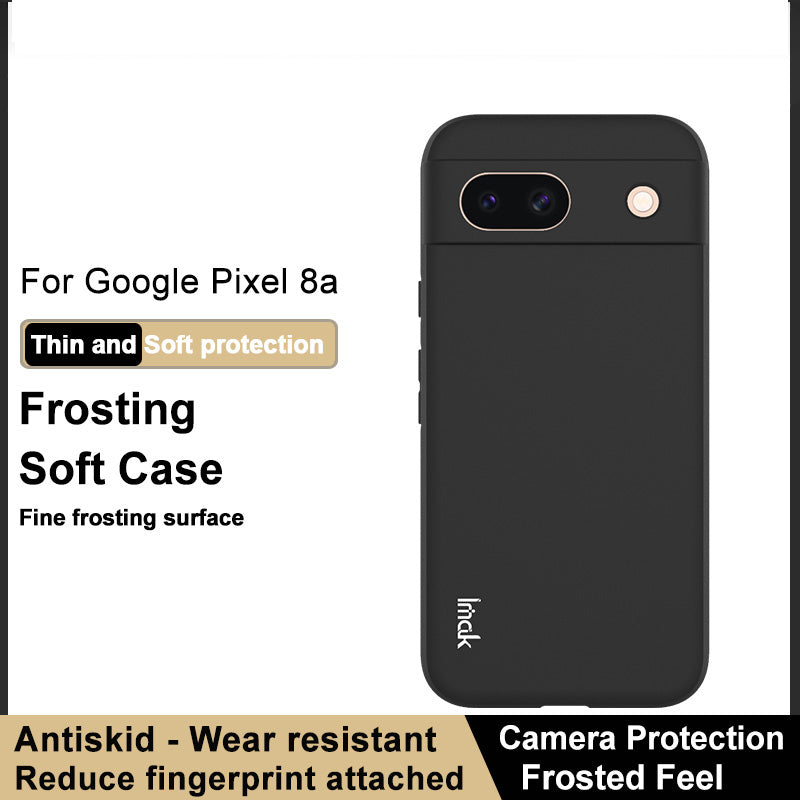 IMAK UC-3 Series for Google Pixel 8a Frosted Case Anti-scratch TPU Back Phone Cover