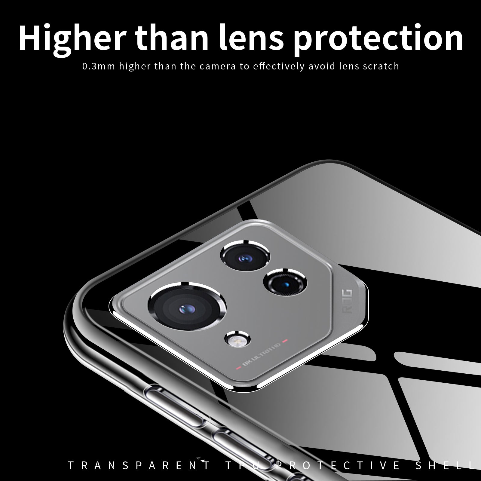 MOFI For Asus ROG Phone 8 Pro 5G Flexible Cell Phone Case Anti-Scratch TPU Phone Cover