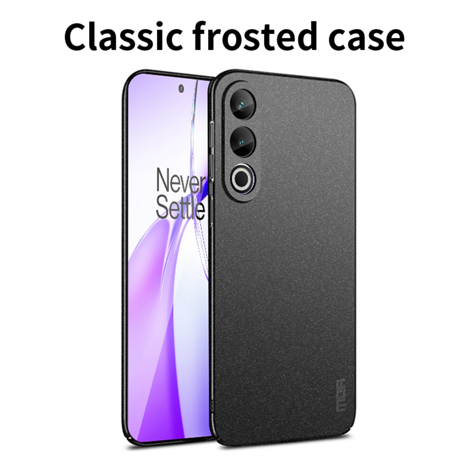 MOFI Shield Matte Series for OnePlus Ace 3V 5G Case Slim Anti-fingerprint PC Phone Cover - Grey