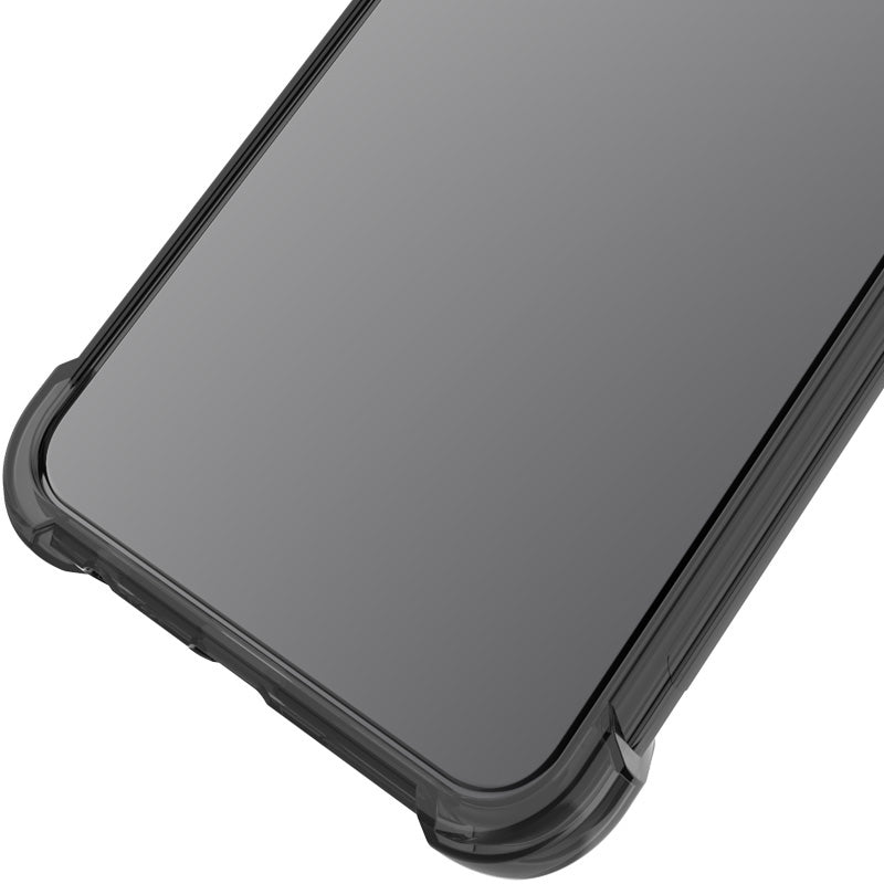 IMAK For Xiaomi Redmi Turbo 3 5G / Poco F6 5G Clear TPU Case Anti-drop Airbag Protection Phone Shell - Transparent Black