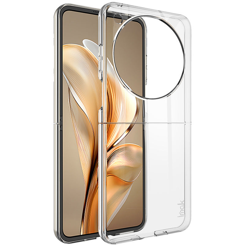 IMAK Crystal Case II Pro for ZTE nubia Flip 5G Clear Case Two-Piece PC Phone Cover (Upper Cover+Lower Cover)