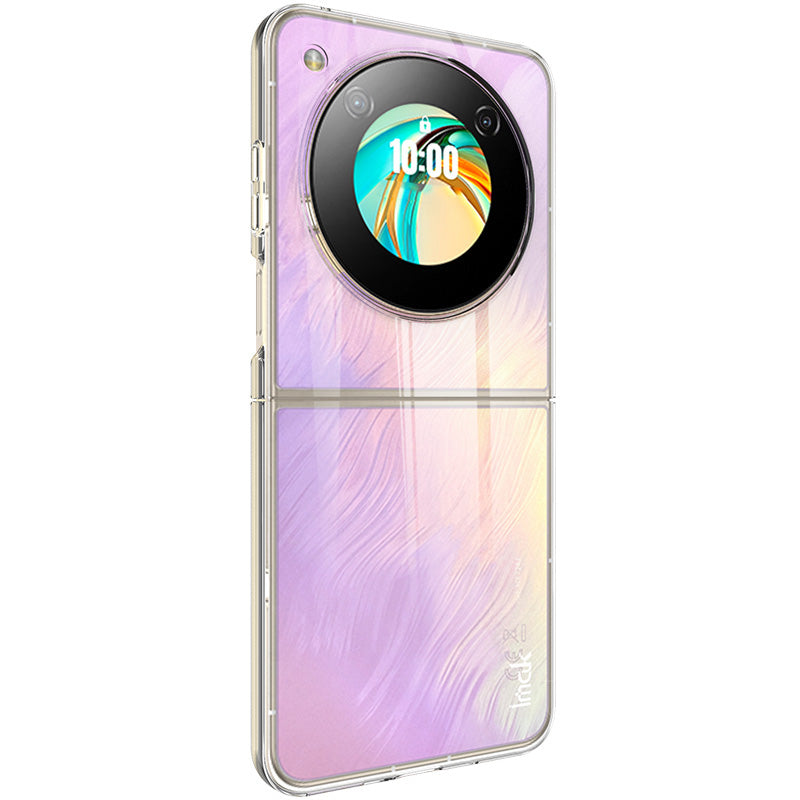 IMAK Crystal Case II Pro for ZTE nubia Flip 5G Clear Case Two-Piece PC Phone Cover (Upper Cover+Lower Cover)