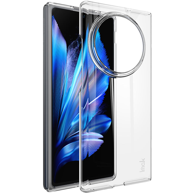 IMAK Crystal Case II Pro for vivo X Fold3 Clear Case Two-Piece PC Phone Cover (Upper Cover+Lower Cover)