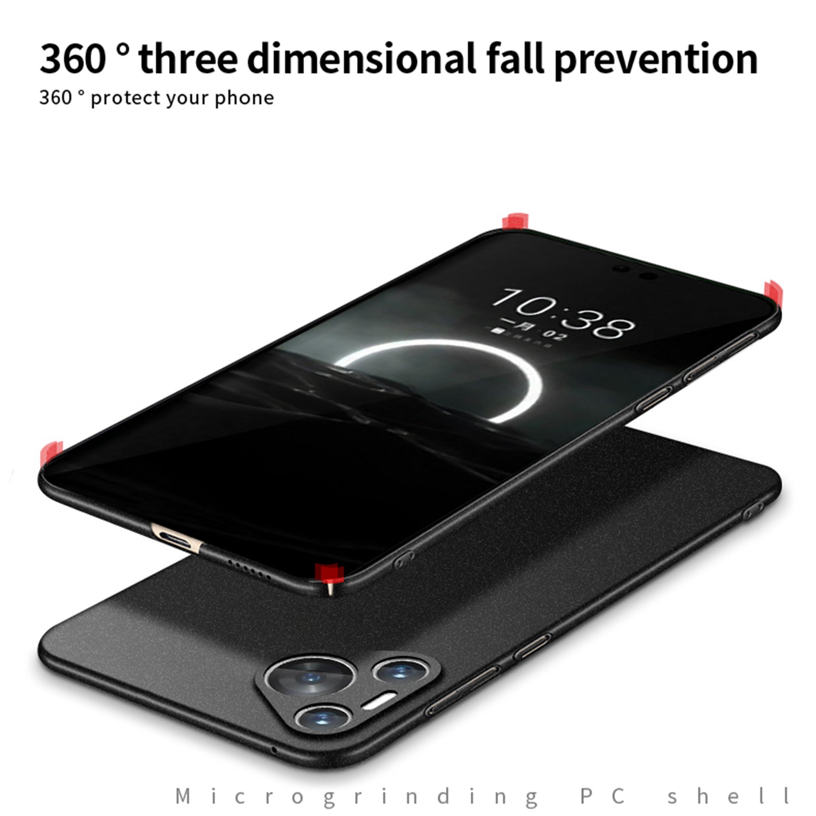 MOFI Shield Matte Series for Huawei Pura 70 Pro / 70 Pro+ Case Hard PC Protective Phone Cover - Black