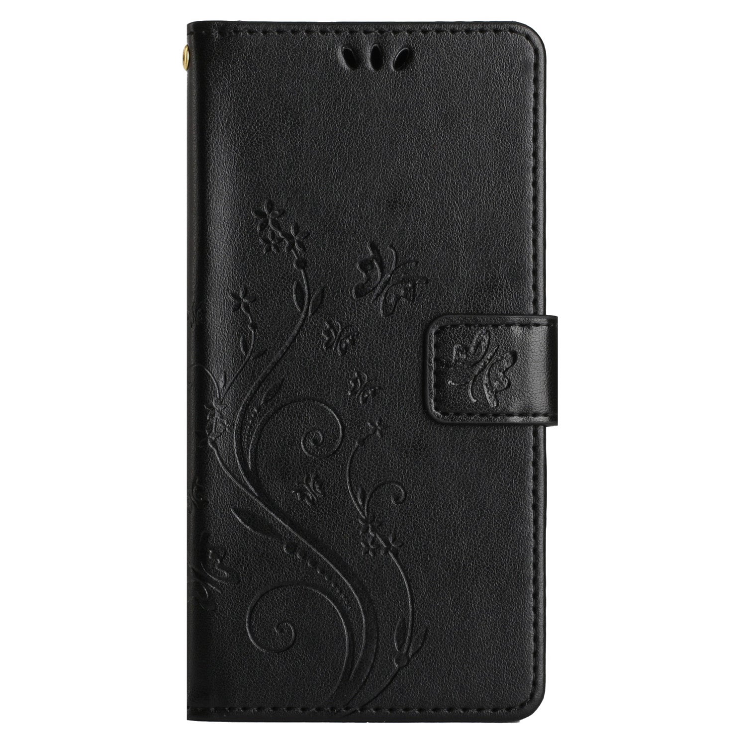 For Google Pixel 9 Case Butterfly Pattern PU Leather Wallet Phone Cover - Black