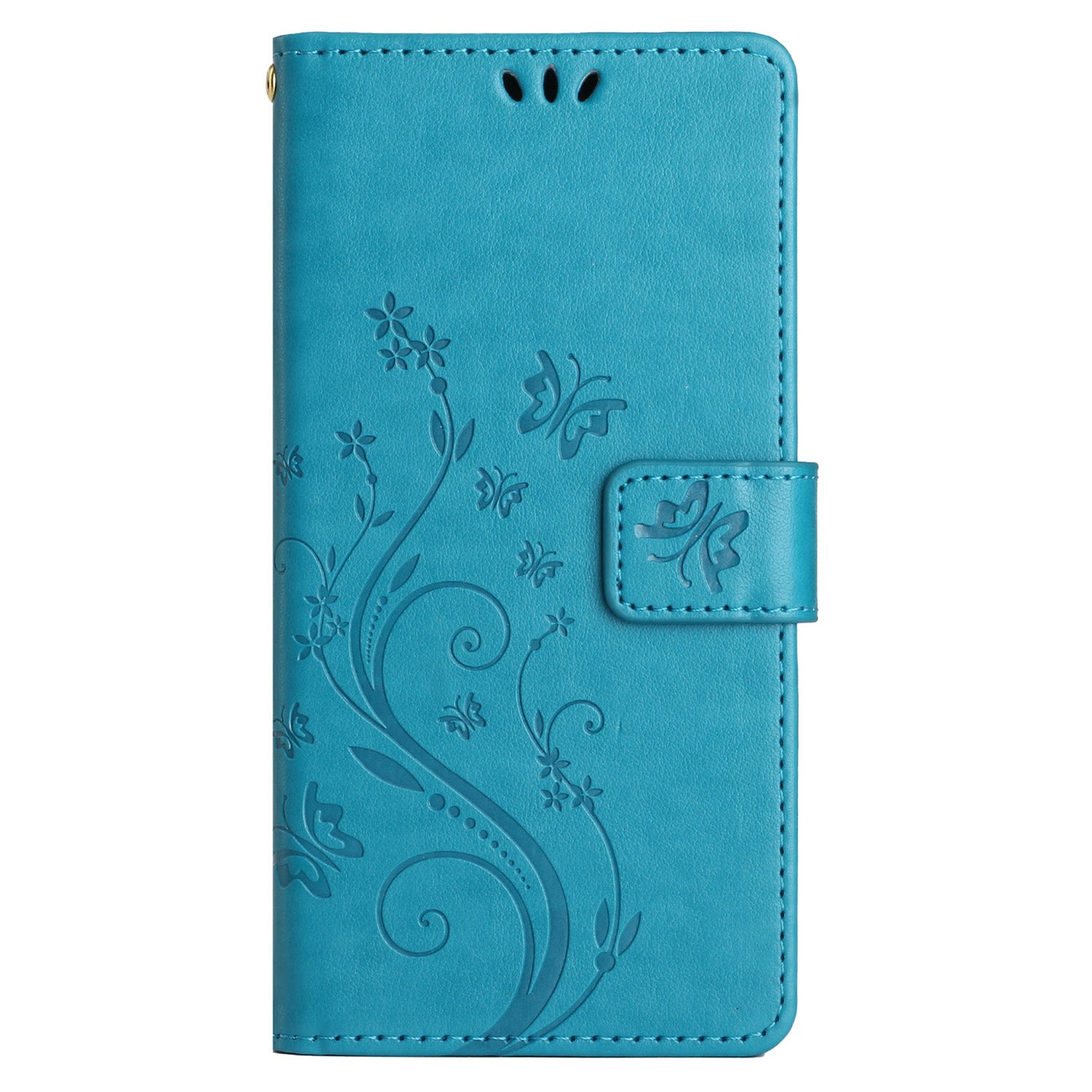 For Google Pixel 9 Case Butterfly Pattern PU Leather Wallet Phone Cover - Blue