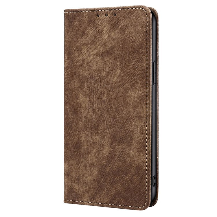 For Xiaomi 14 Ultra Case RFID Blocking PU Leather Wallet Flip Phone Cover - Brown