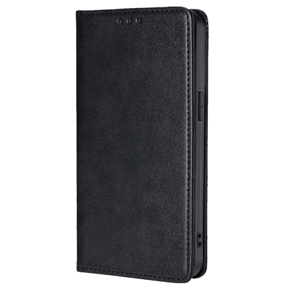 For OnePlus Ace 3V 5G Phone Case Magnetic Closure Leather Wallet Cover - Black