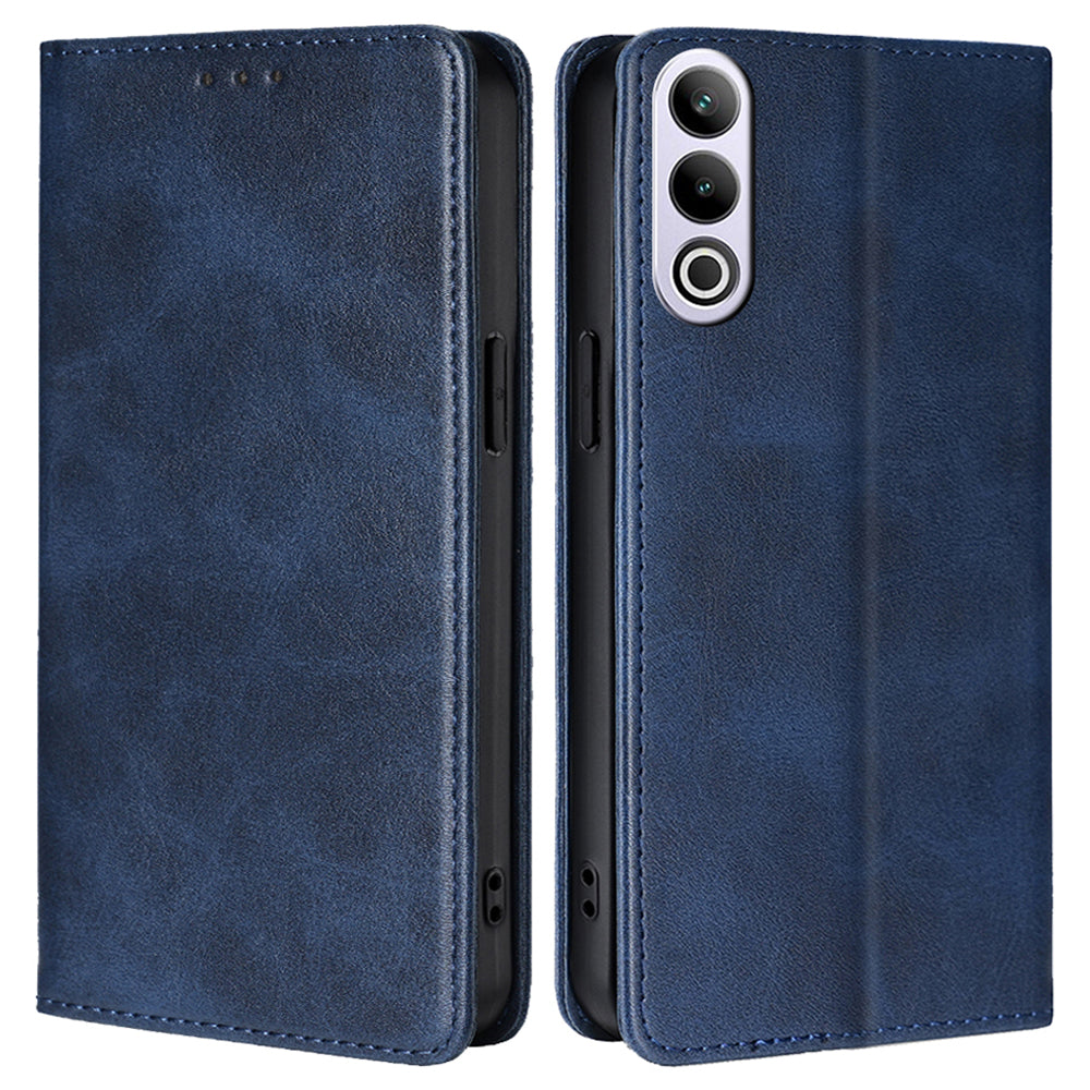 For OnePlus Ace 3V 5G Phone Case Magnetic Closure Leather Wallet Cover - Sapphire