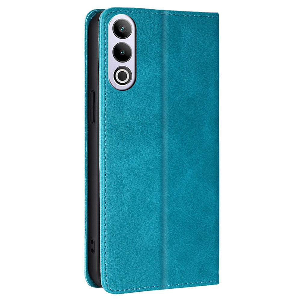 For OnePlus Ace 3V 5G Phone Case Magnetic Closure Leather Wallet Cover - Baby Blue