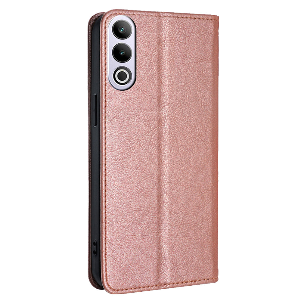 For OnePlus Ace 3V 5G Case Card Holder Magnetic Phone Cover Mobile Accessories Wholesale - Rose Gold