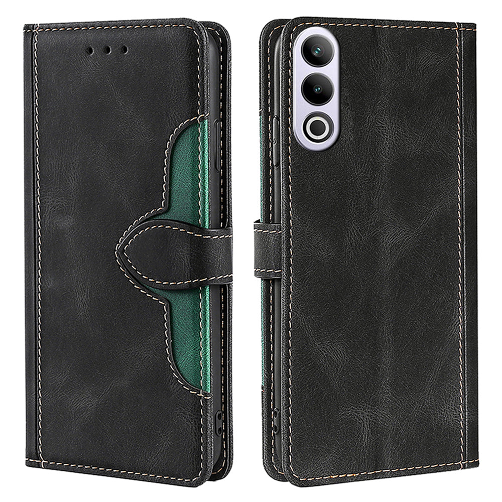 For OnePlus Ace 3V 5G Case Leather Wallet Shell Wholesale Cell Phone Accessories - Black