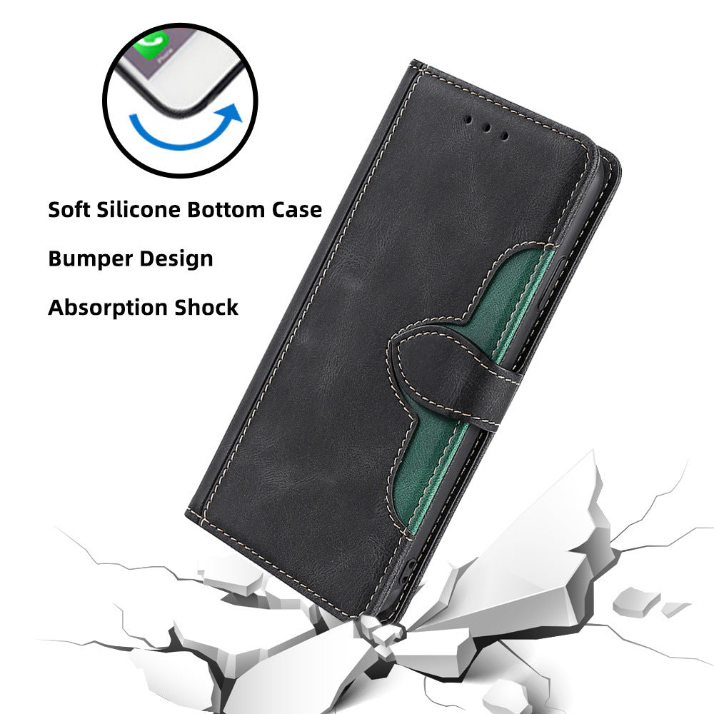 For OnePlus Ace 3V 5G Case Leather Wallet Shell Wholesale Cell Phone Accessories - Black