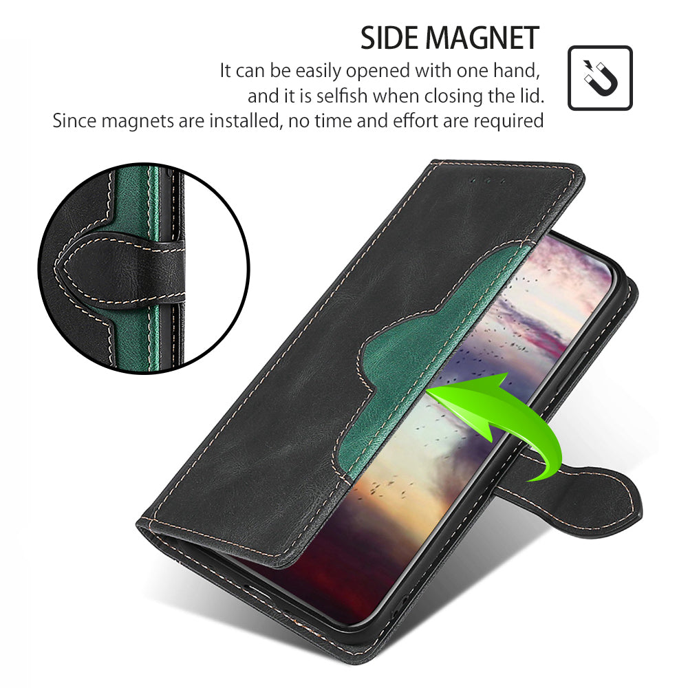 For OnePlus Ace 3V 5G Case Leather Wallet Shell Wholesale Cell Phone Accessories - Black