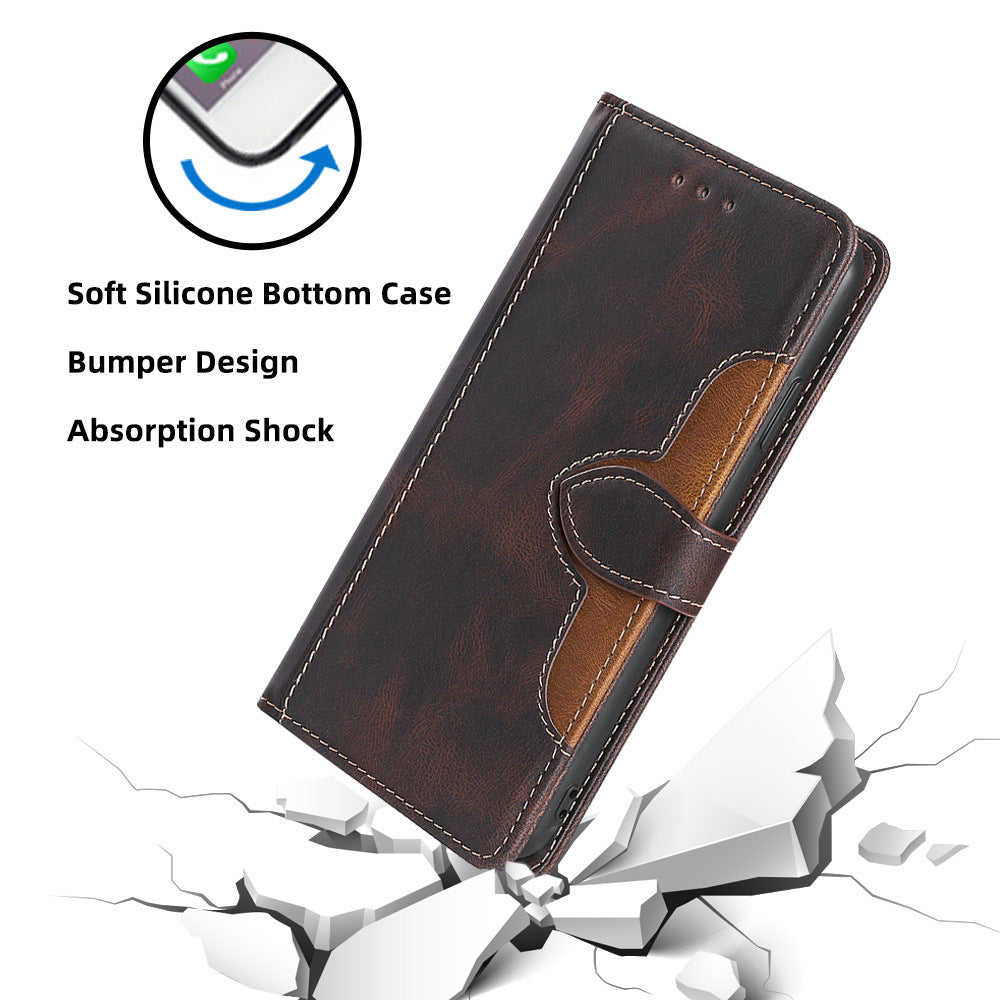 For OnePlus Ace 3V 5G Case Leather Wallet Shell Wholesale Cell Phone Accessories - Brown