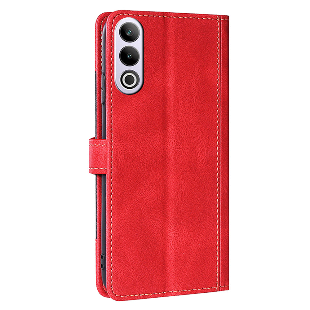 For OnePlus Ace 3V 5G Case Leather Wallet Shell Wholesale Cell Phone Accessories - Red