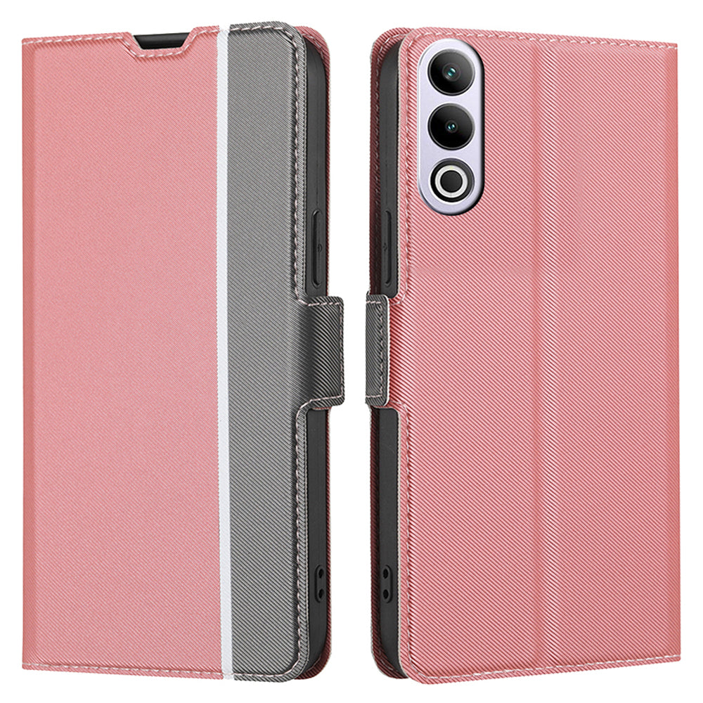 For OnePlus Ace 3V 5G Leather Case Card Slots Phone Cover Wholesale Phone Cases - Pink