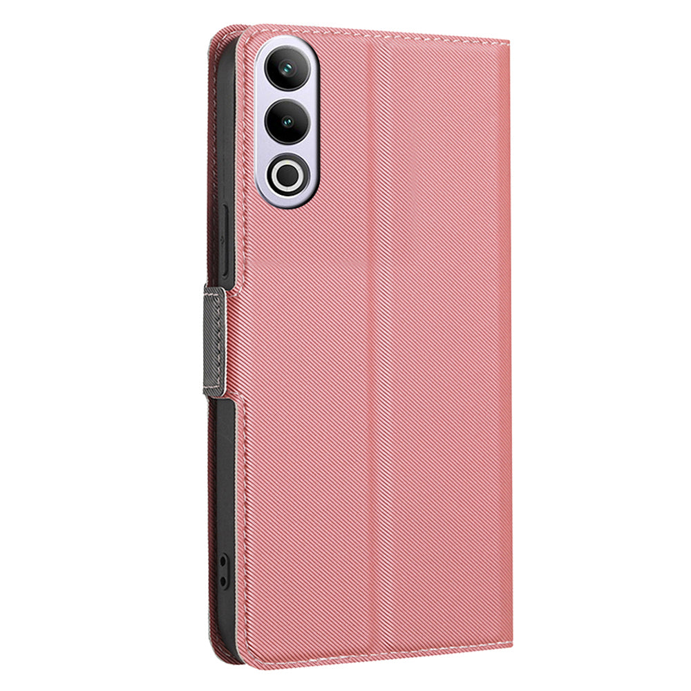 For OnePlus Ace 3V 5G Leather Case Card Slots Phone Cover Wholesale Phone Cases - Pink